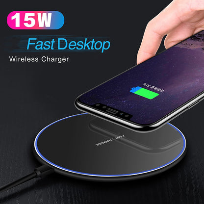 Quick Wireless Charger Pad for iPhone & Android