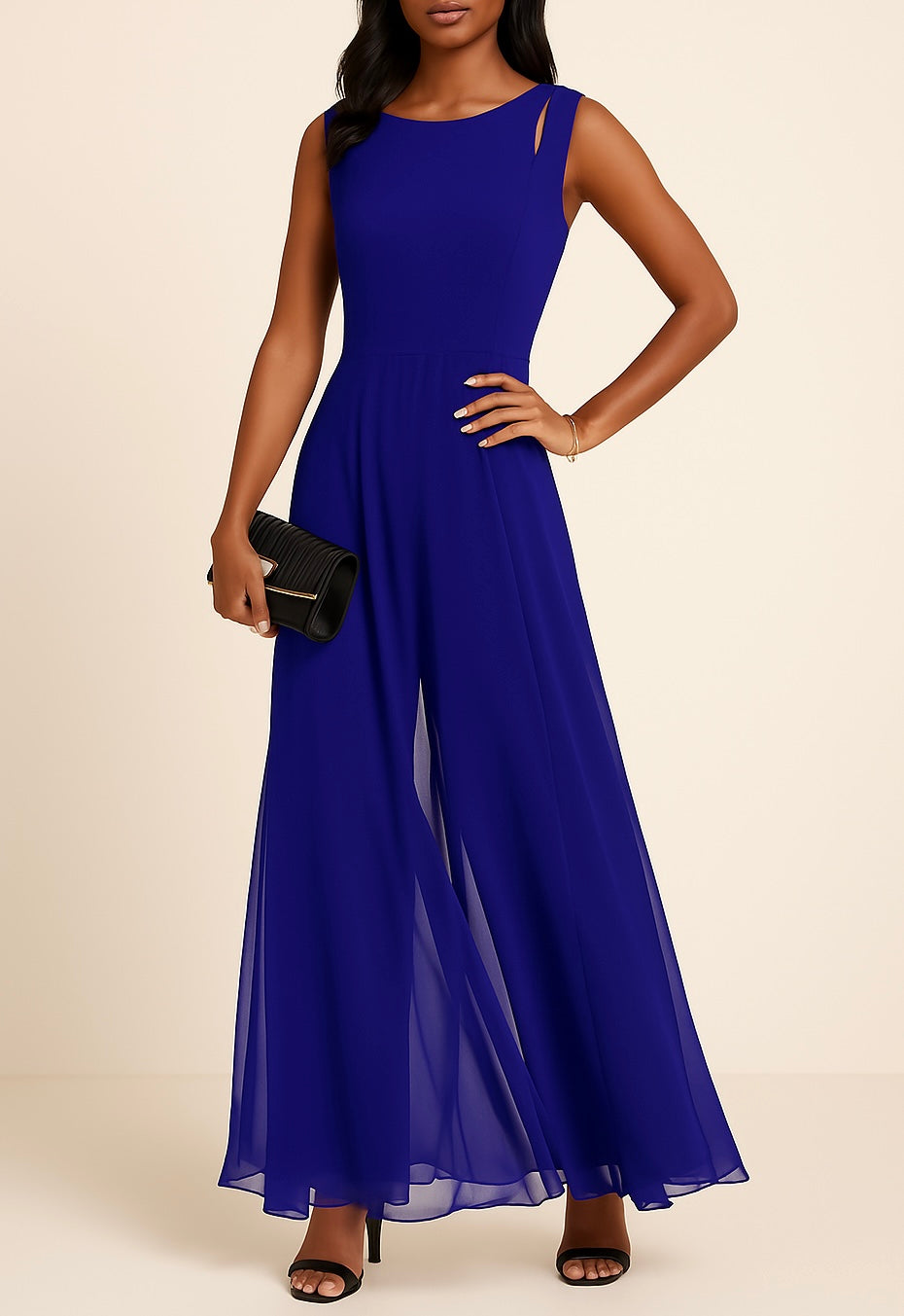 Simple Chic Flowy Jumpsuit