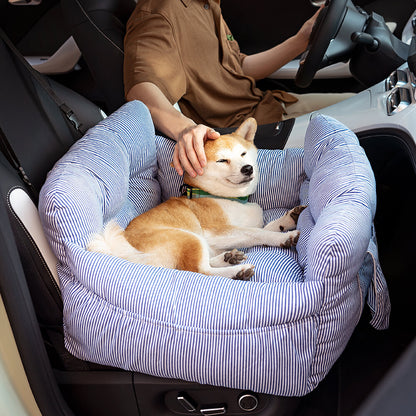 Cozy Pet Car Bed - Safe, Comfortable Dog Travel Carrier