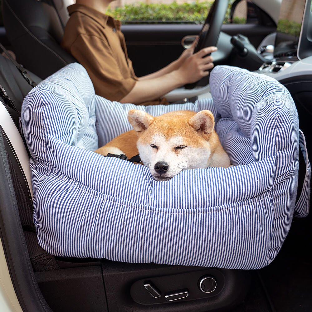 Cozy Pet Car Bed - Safe, Comfortable Dog Travel Carrier