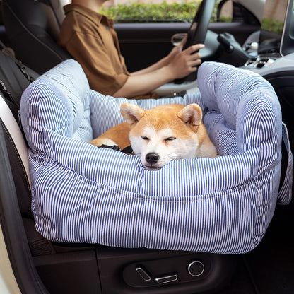 Cozy Pet Car Bed - Safe, Comfortable Dog Travel Carrier