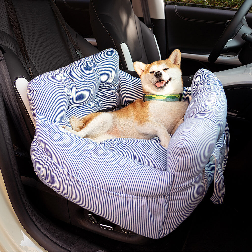 Cozy Pet Car Bed - Safe, Comfortable Dog Travel Carrier - Luxivelle