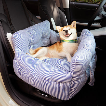 Cozy Pet Car Bed - Safe, Comfortable Dog Travel Carrier - Luxivelle