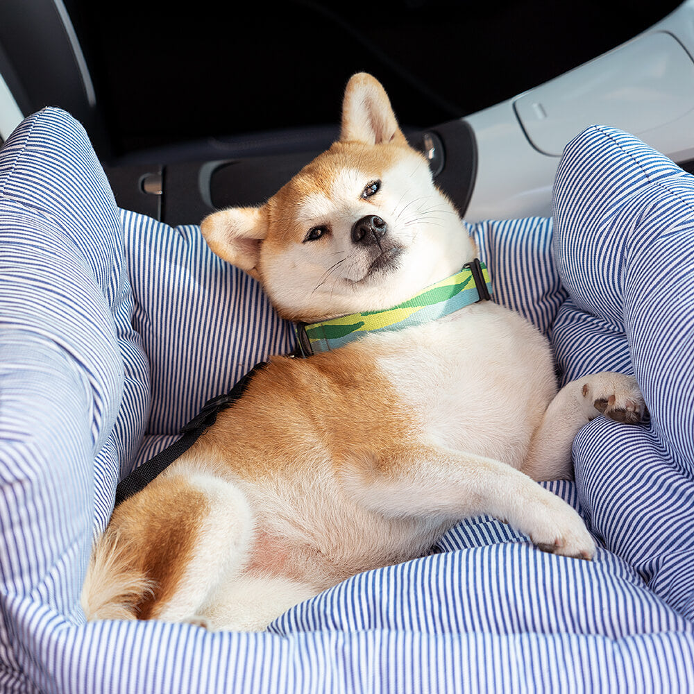 Cozy Pet Car Bed - Safe, Comfortable Dog Travel Carrier