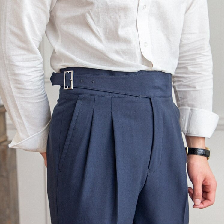 Classic Fit Straight Leg Men's Pants