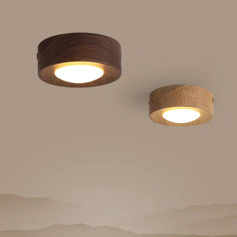 Warm Walnut LED Ceiling Spotlight Lamp - Luxivelle