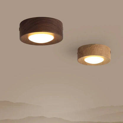 Warm Walnut LED Ceiling Spotlight Lamp - Luxivelle