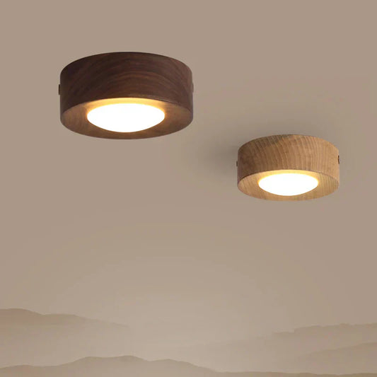 Warm Walnut LED Ceiling Spotlight Lamp - Luxivelle