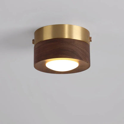 Warm Walnut LED Ceiling Spotlight Lamp