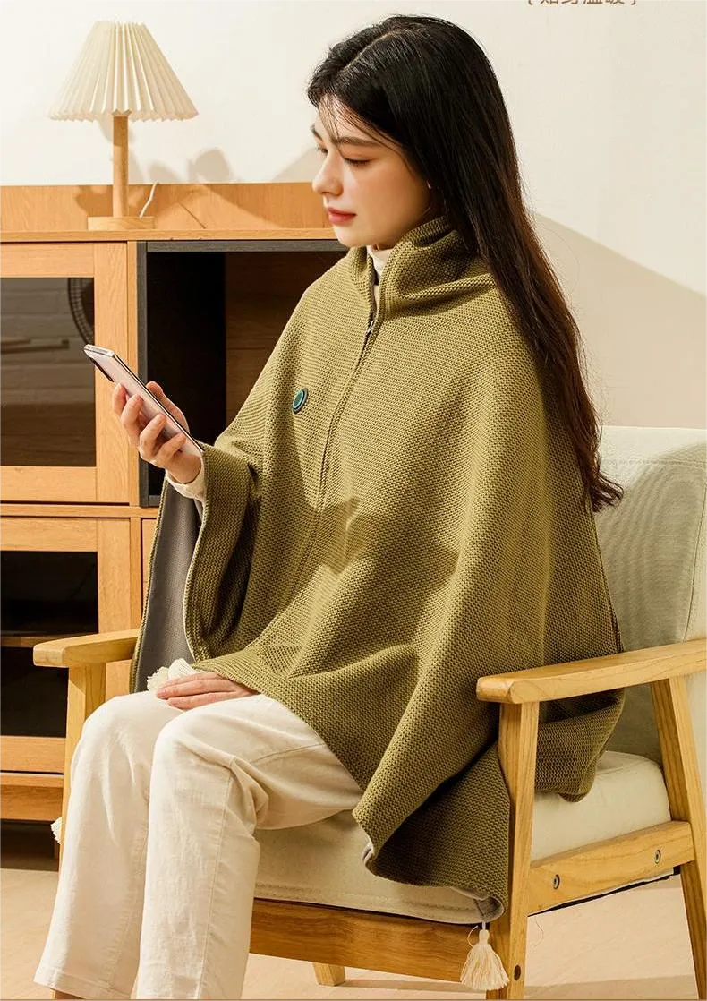 Soft Warm Electric Blanket – Compact USB Travel Wrap
