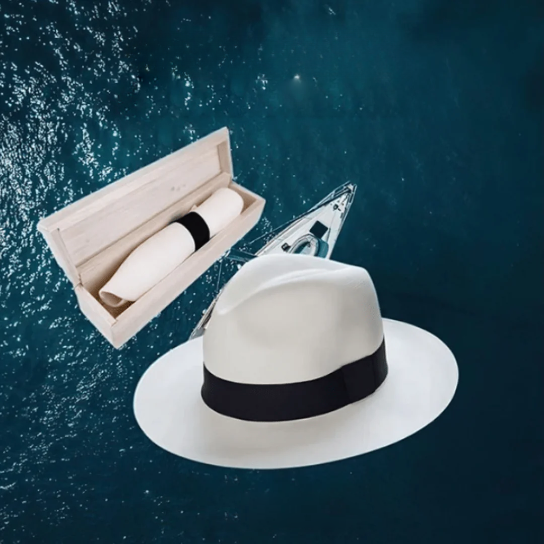 Garry | Elegant Straw Design Panama Hat 0