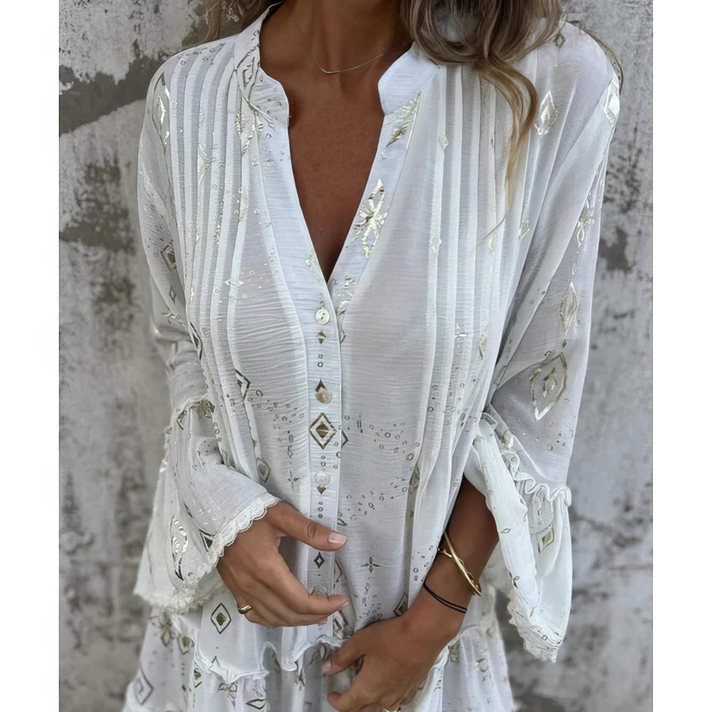 Chic Gold Midi Dress for Women Summer Wedding Guest