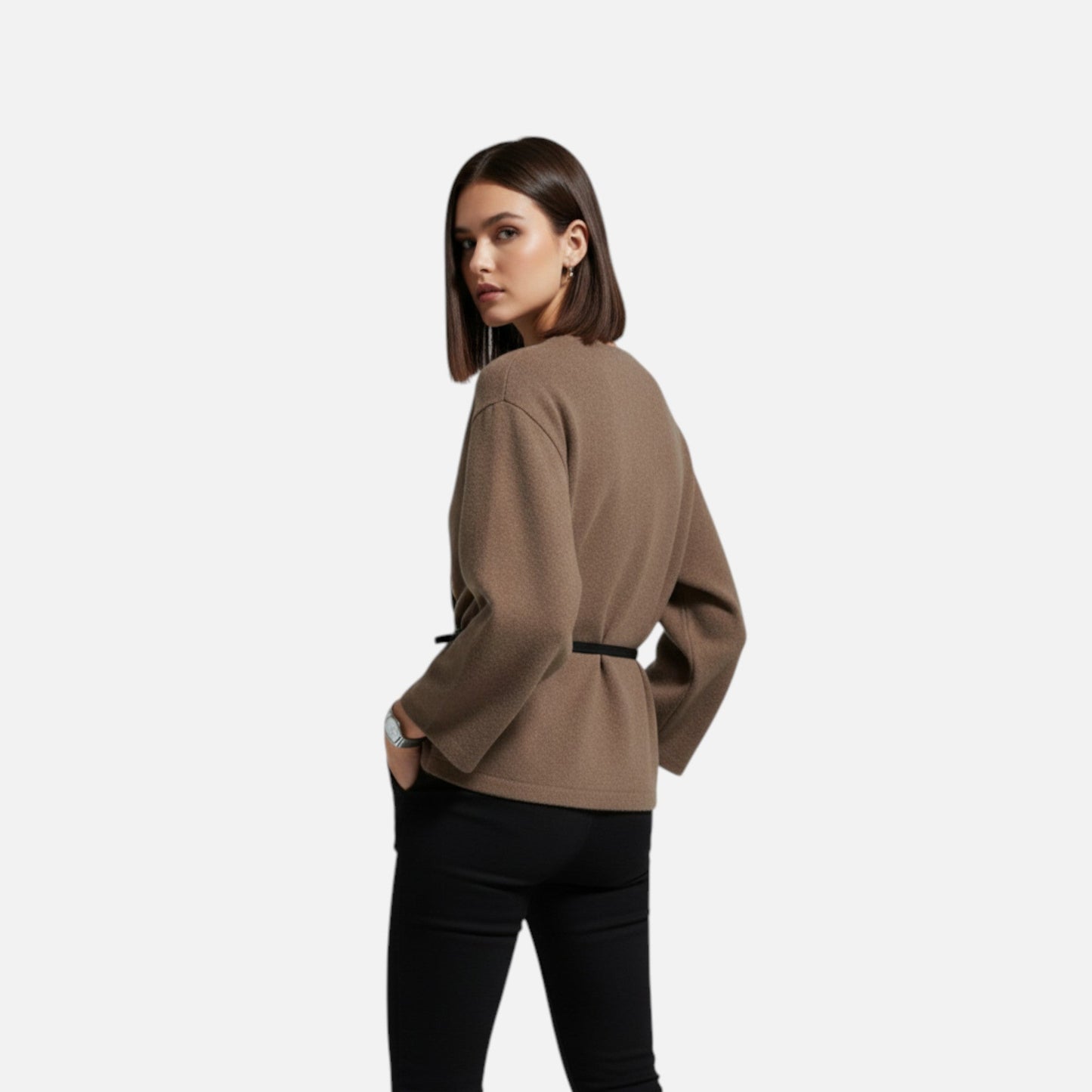 Ladies' Classic Cozy Wrap Cardigan Sweater