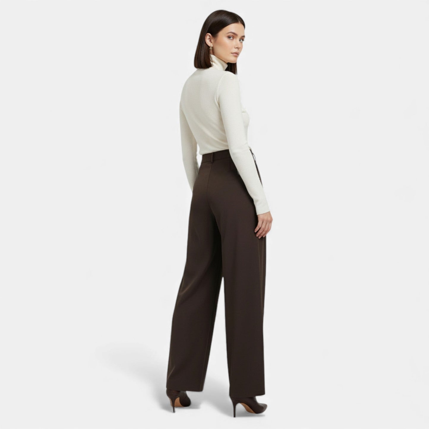 Ladies' Floral Flowy Wide Leg Pants