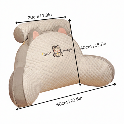 Ergonomic Lumbar Support Cushion with Soft Breathable Cover