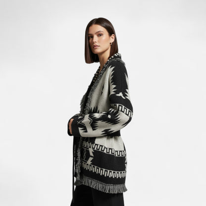 Luxury Soft Cashmere Tassel Sweater Cardigan