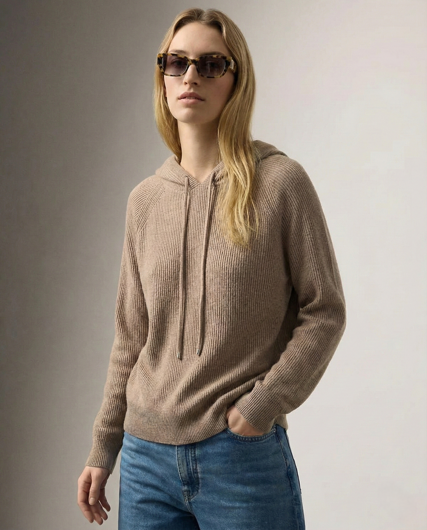 Urban Ladies Vintage Hooded Sweatshirt