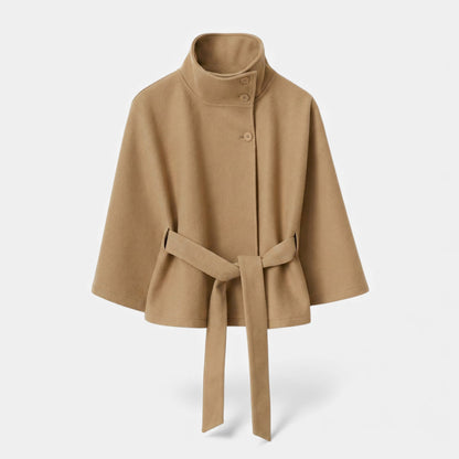 Ladies' Fitted Waist Trench Coat - Luxivelle