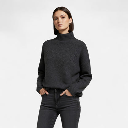 Women's Simple Crew Neck Pullover Sweater