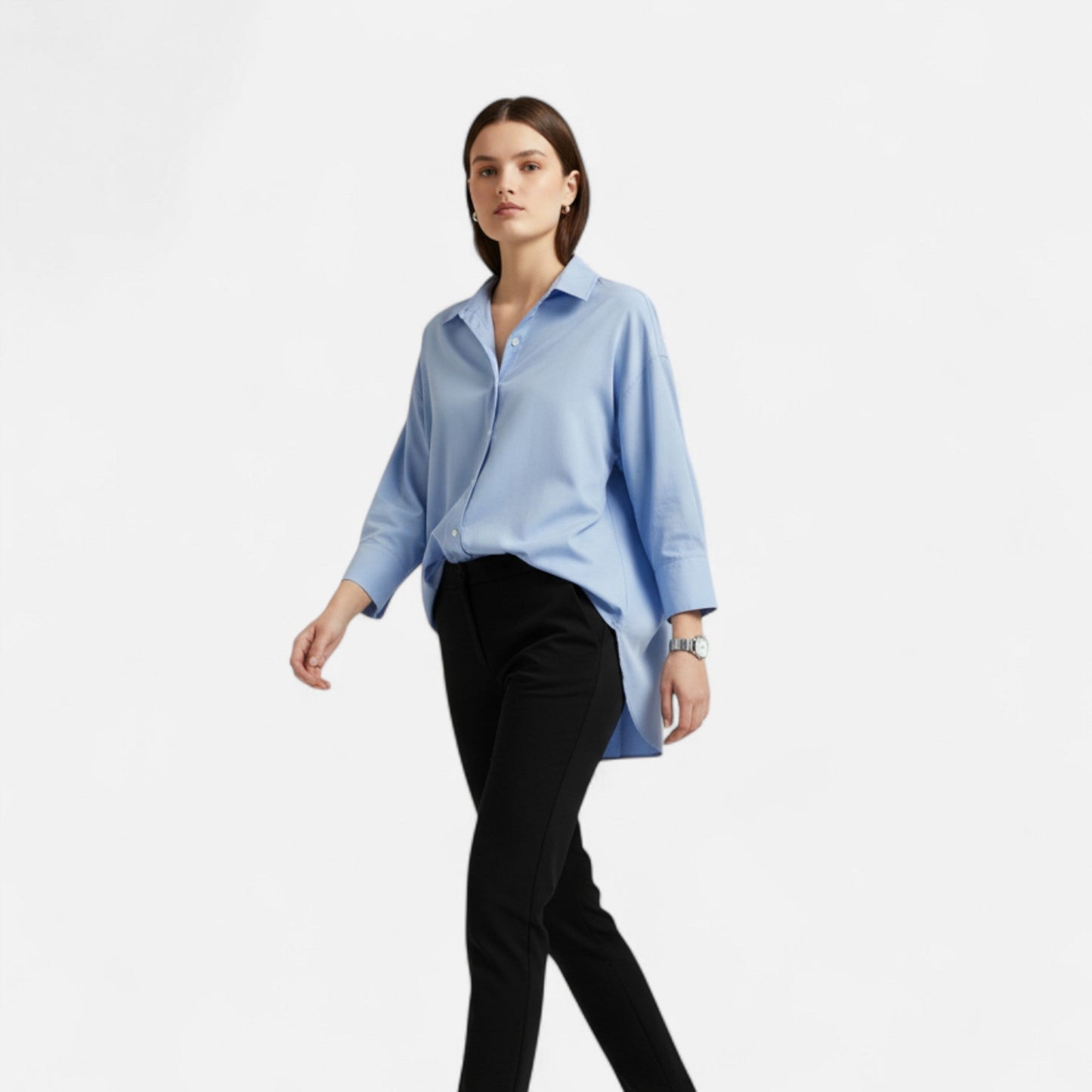 Classic Ladies Casual Button Shirt