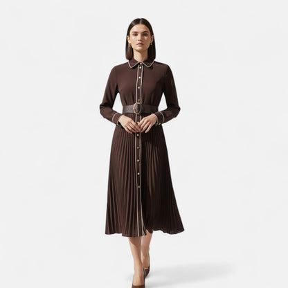 Elegant Ladies Semi Formal Midi Dress