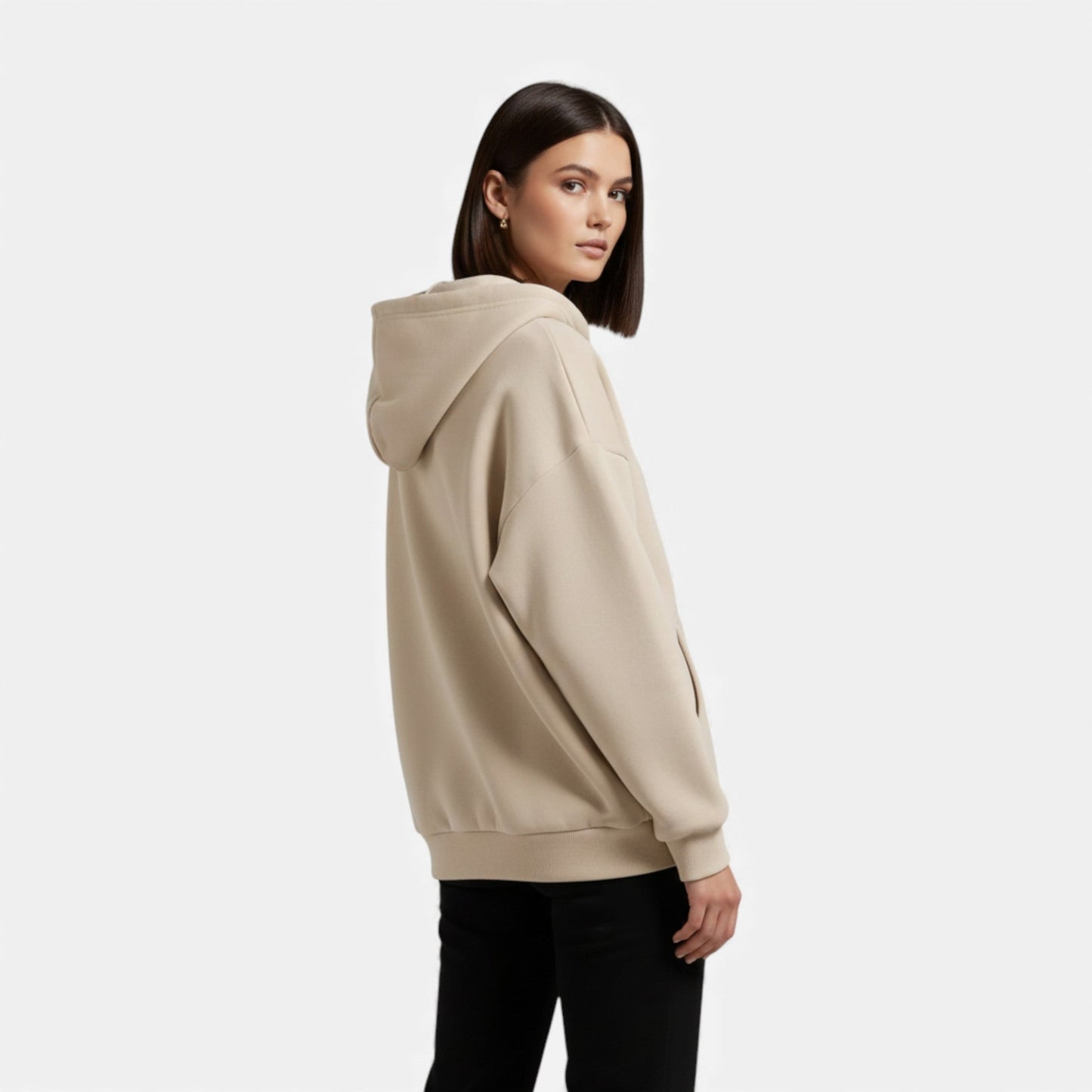 Cozy Women's Zip Up Winter Sweater Hoodie
