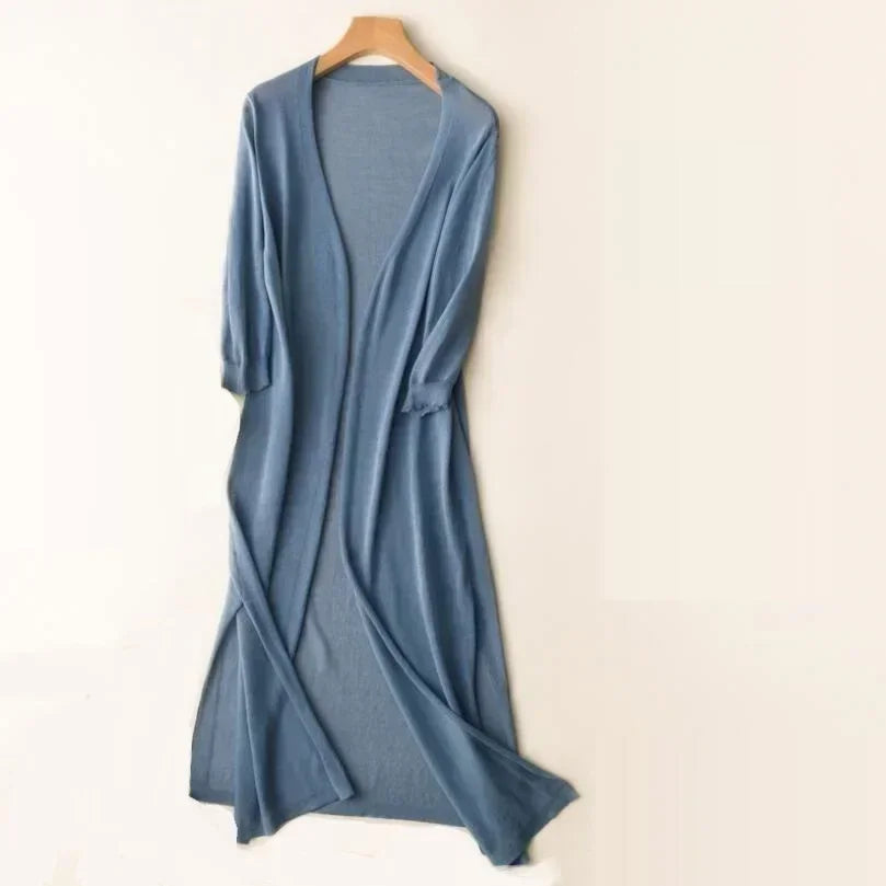 Lina | Elegant Lightweight Long Cardigan