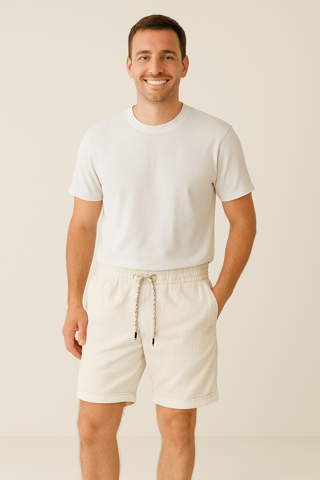 Comfortable Summer Shorts for Men Elastic Waist