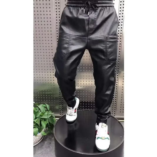 George | Comfortable & Trendy Fit Leather Pants 0