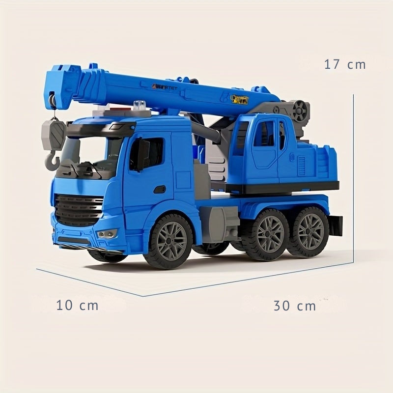Remote Control Construction Truck Toy with Lights and Sounds