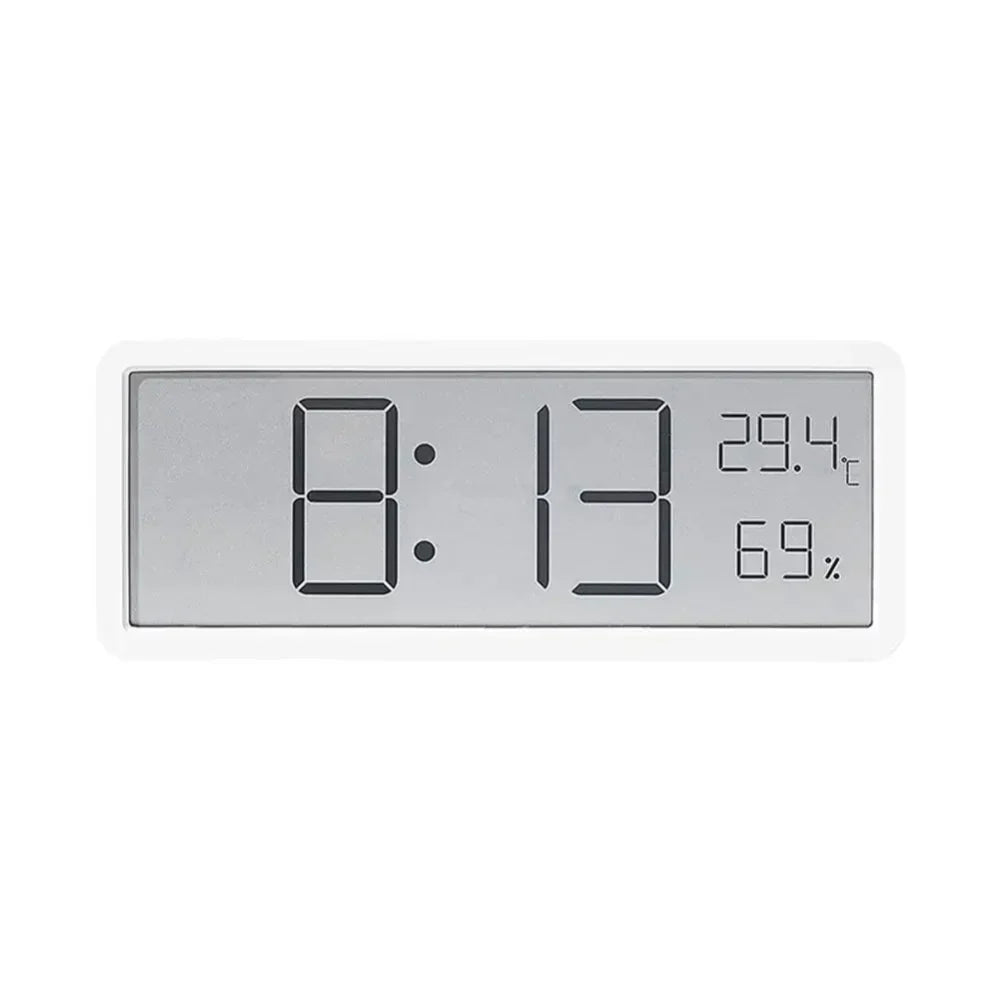 Smart LED Wall Clock with Temp and Humidity Display