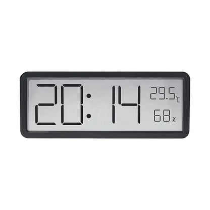 Smart LED Wall Clock with Temp and Humidity Display
