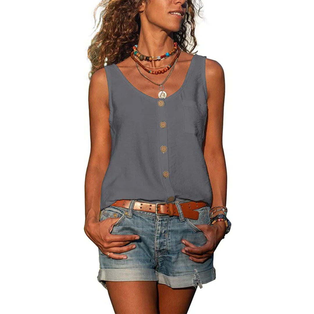 Relaxed Fit Tank Top for Women - Luxivelle