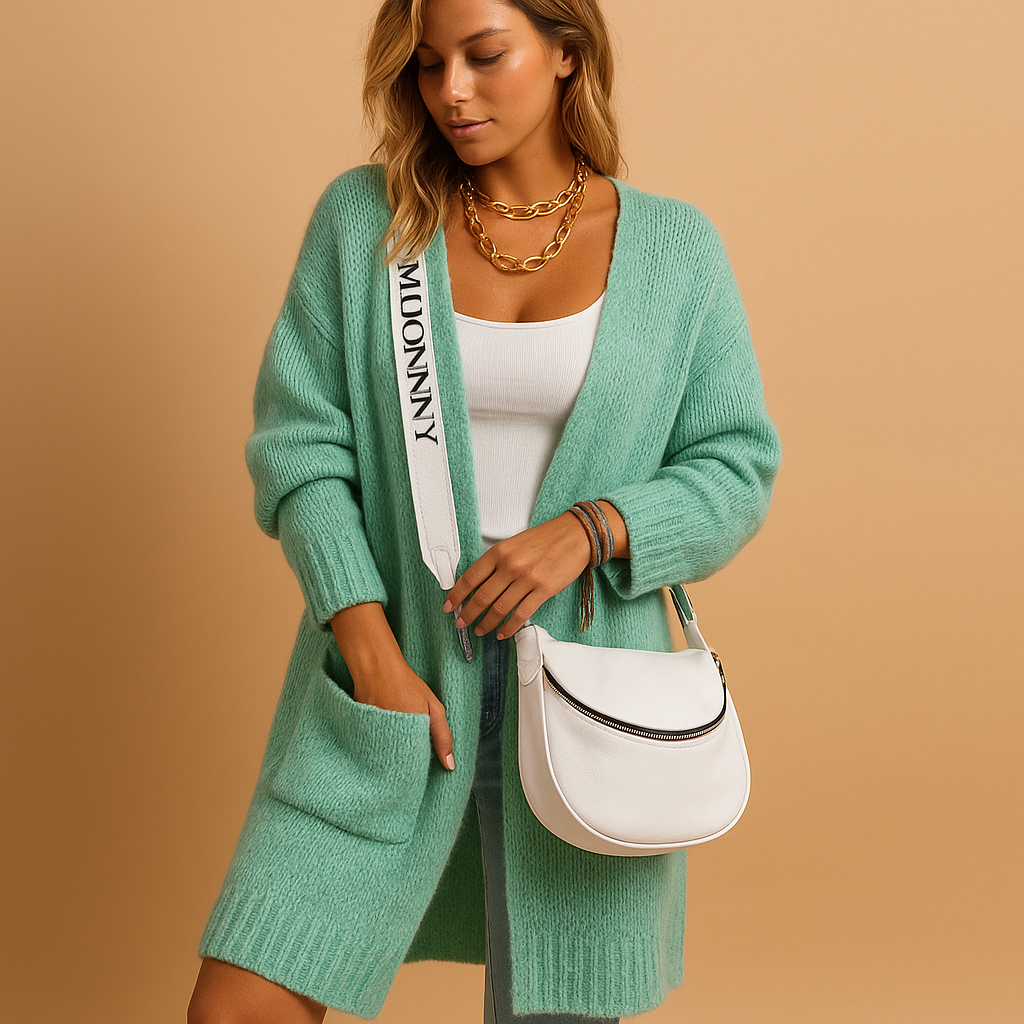 Large Cozy Women's Open Front Cardigan