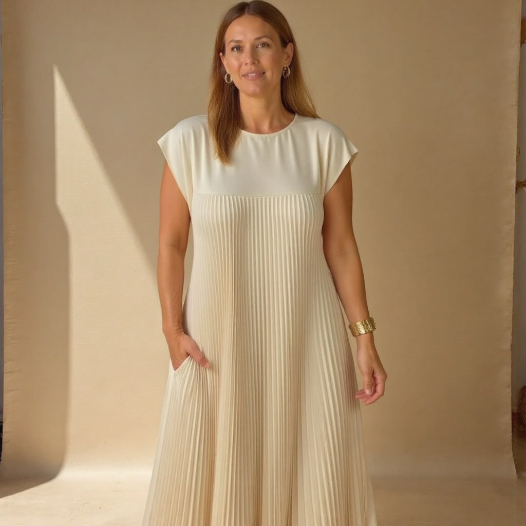 Flowy Long Sleeve Maxi Dress