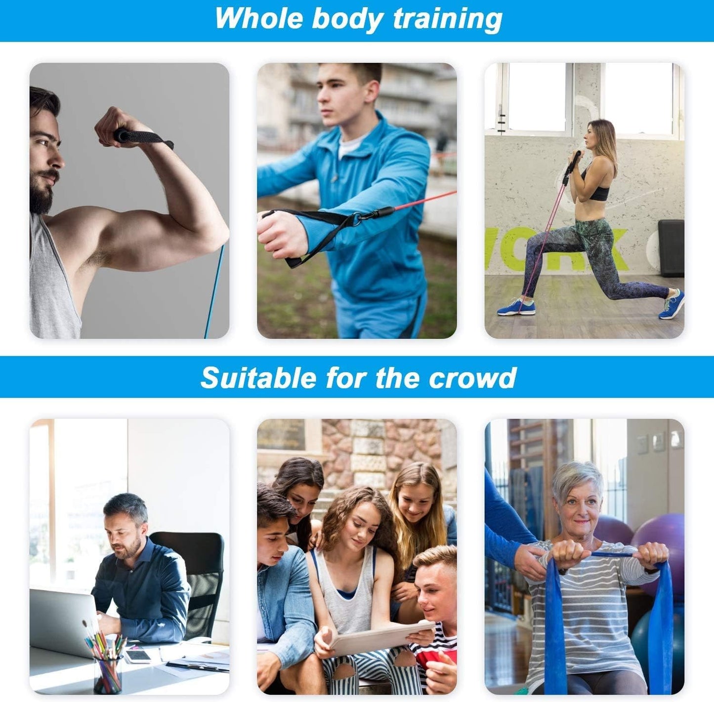 Compact Full Body Workout Home Gym System