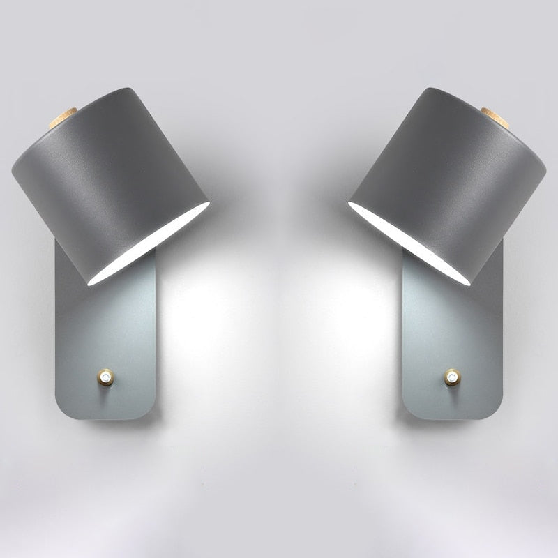 Stylish LED Indoor Wall Lamp with Switch