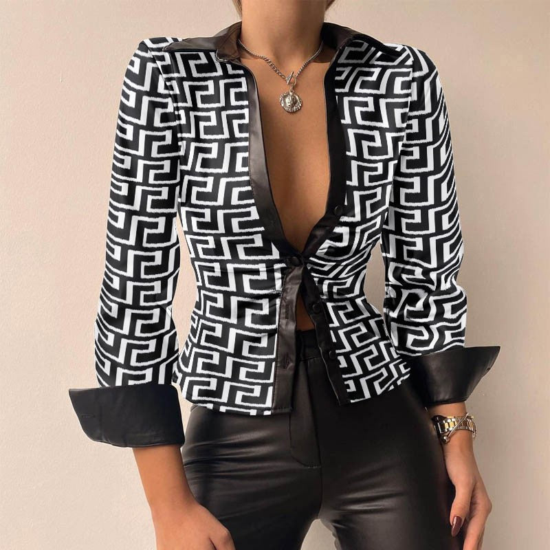 Ladies Classic Long Sleeve Blouse