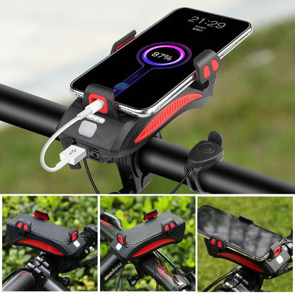 Bright 4-in-1 Waterproof Bike Light Set