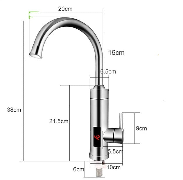 Easy Touch Kitchen Faucet with Hot and Cold Water