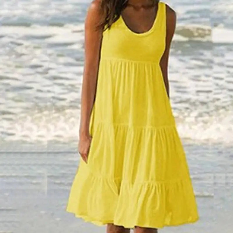 Variant image for Jocoo | Women's Summer Mini Dress with Ruffles-31