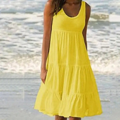 Variant image for Jocoo | Women's Summer Mini Dress with Ruffles-31