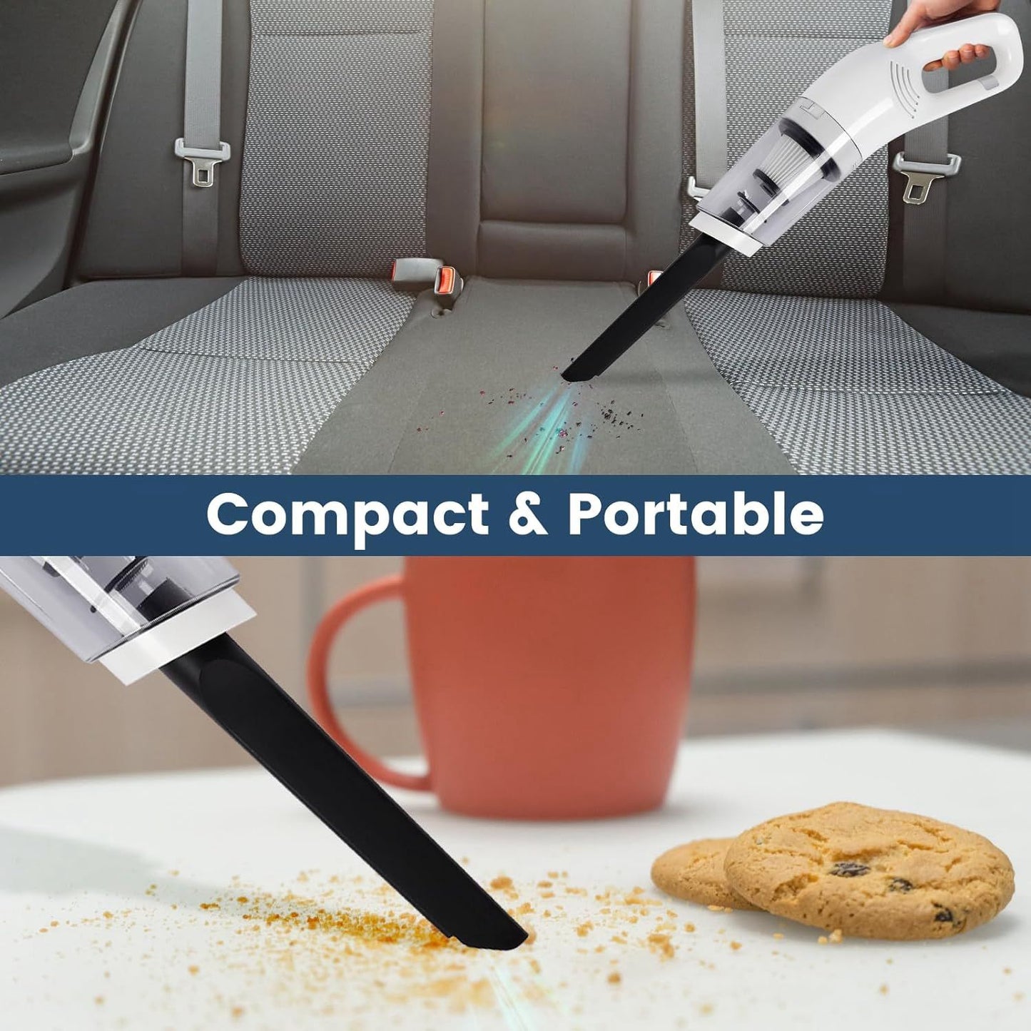 Portable Pet Hair Hand Vacuum Cleaner