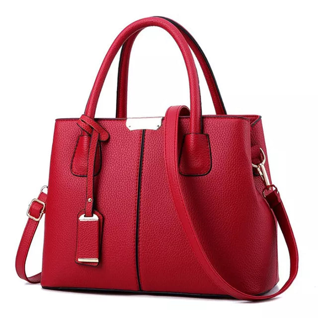 Fashionable Faux Leather Crossbody Bag