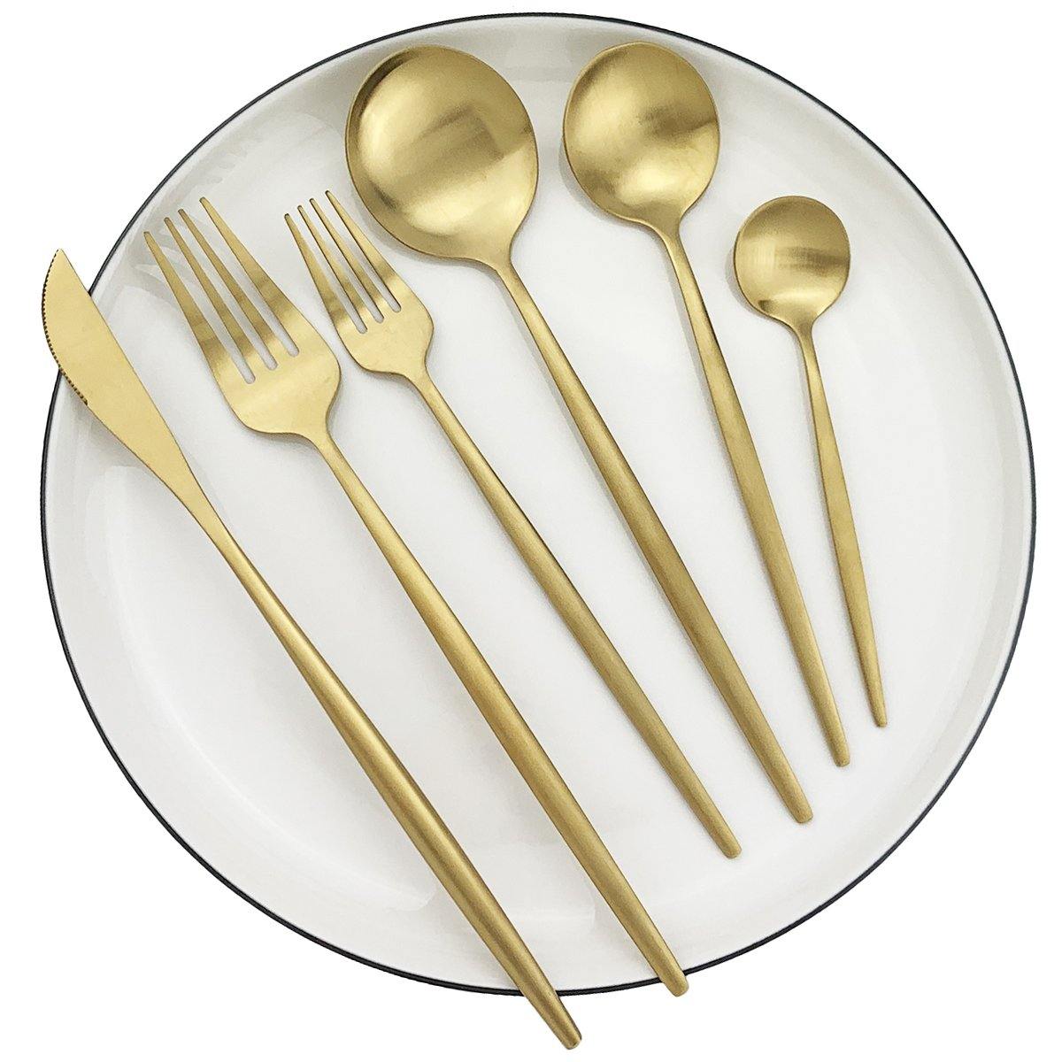 Modern 36-Piece Stainless Steel Cutlery Set