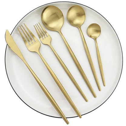 Modern 36-Piece Stainless Steel Cutlery Set