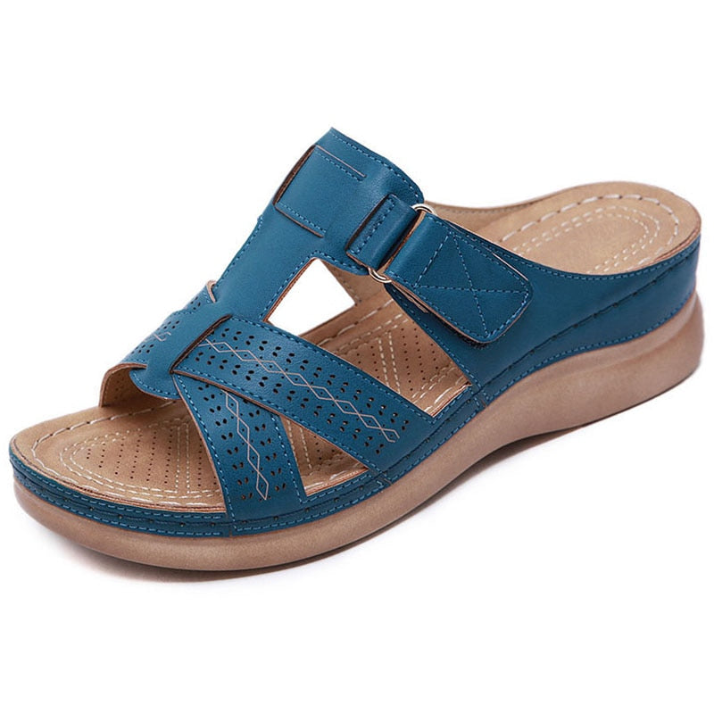 Comfortable Flat Wedge Sandals for Ladies