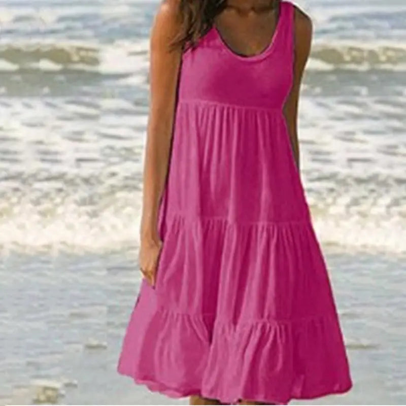 Variant image for Jocoo | Women's Summer Mini Dress with Ruffles-13