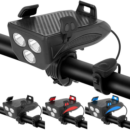 Bright 4-in-1 Waterproof Bike Light Set
