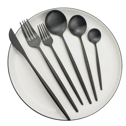 Modern 36-Piece Stainless Steel Cutlery Set - Luxivelle